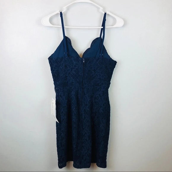 Speechless Glitter Lace Sleeveless Mini Dress - Picture 6 of 14